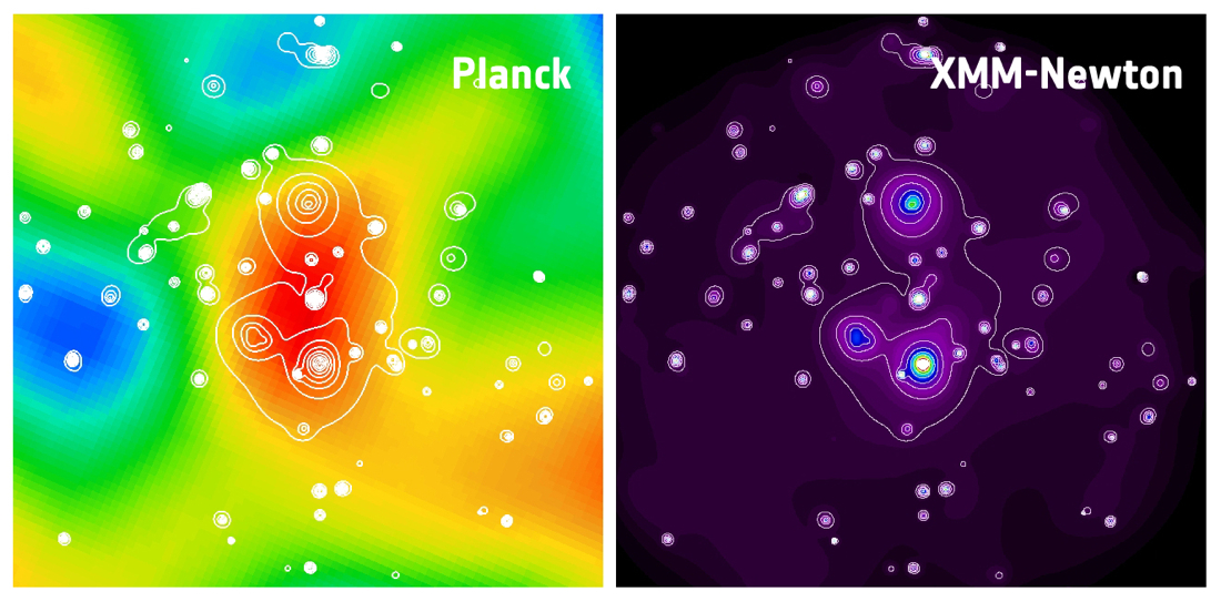 Planck and XMM images of a new supercluster