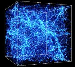 Simulation of the cosmic web