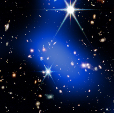 Chandra and JWST image of JADES-1, a very old cluster of galaxies, formed only 1 billion years after the big bang