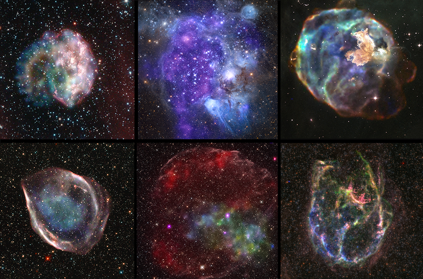 A selection of X-ray images from the Chandra and Hubble archives