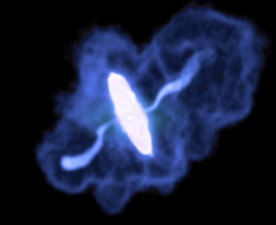 Visualization of the Crab Nebula, pulsar, disk and jets