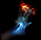 Chandra image of PSR B1509-58 and RCW89