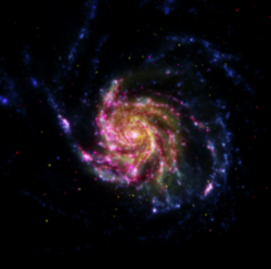 A multicolor image of M101 that you can make yourself