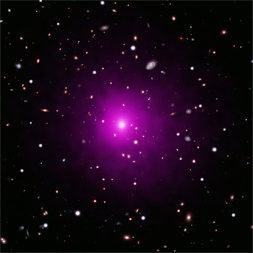 Composite X-ray/optical/IR image of Abell 2261