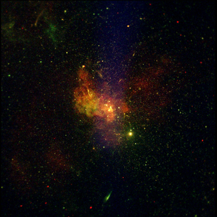 Three million second Chandra X-ray image around the Galactic Center