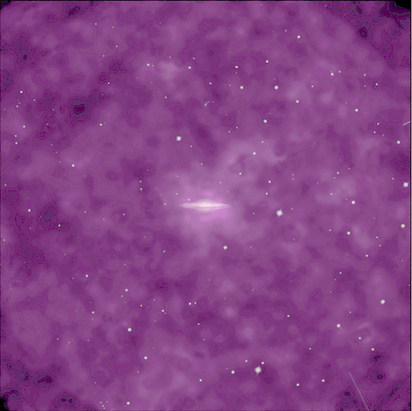 XMM view of extended galactic halo