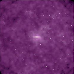 XMM view of extended galactic halo