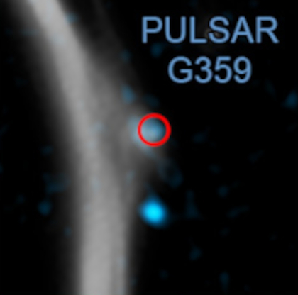 Radio emission from the Snake, disturbed by an X-ray emitting neutron star Radio emission from the Snake, disturbed by an X-ray emitting neutron star