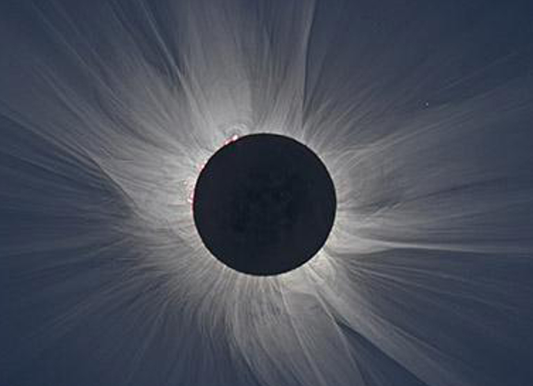 Total eclipse image taken Mar. 20, 2015 at Svalbard, Norway