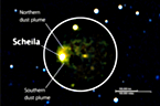 UVOT image of asteroid 596 Scheila