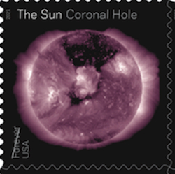 USPS Stamps highlighting solar images from SDO