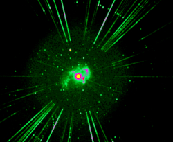 Chandra HETG X-ray image of Eta Carinae