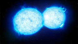 Illustration of a contact binary merger; period change of KIC 9832227 (inset)