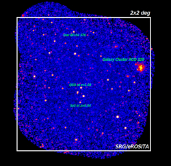 eROSITA first X-ray science image with TM6