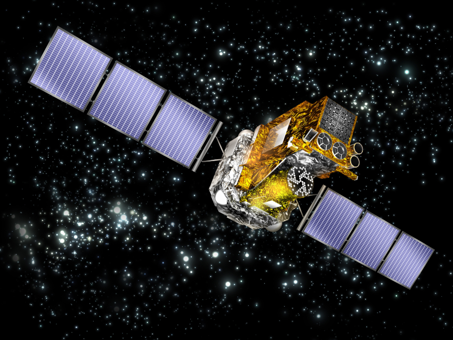 Artist conception of the INTEGRAL spacecraft