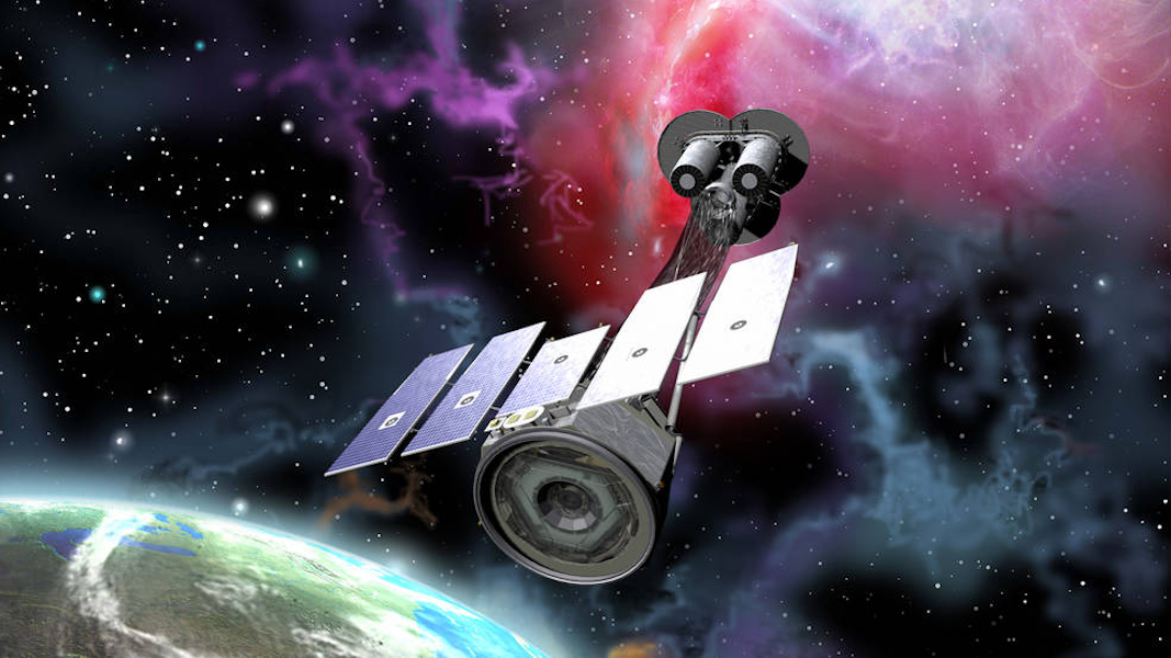 Artist view of IXPE, launched 1am EST, December 9, 2021