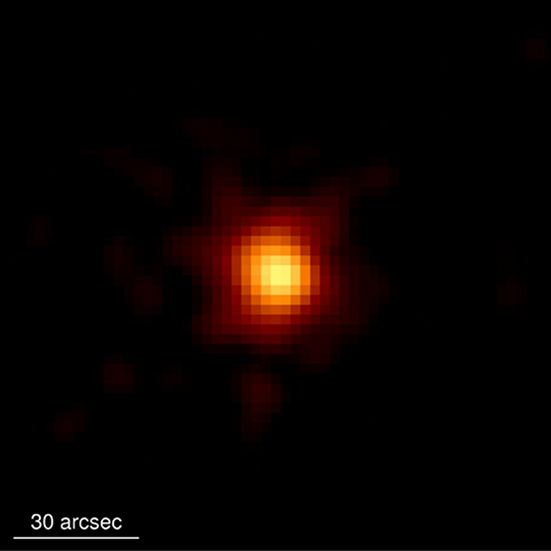 Image of GRB 090429b, perhaps the most distant object in the Universe