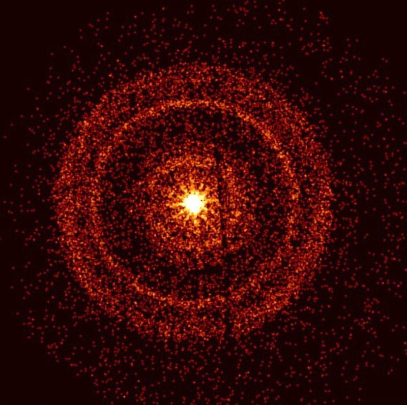 Swift X-ray Telescop image of GRB 221009A
