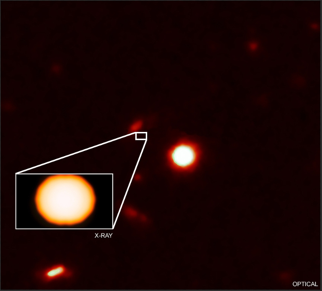 Chandra discovers an X-ray neutron star merger