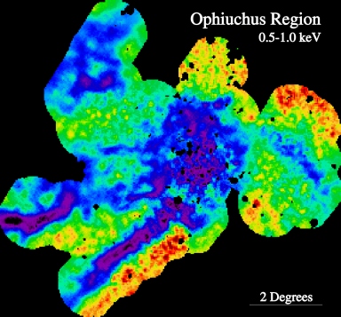 PSPC image of the Ophiuchus Dark Clouds