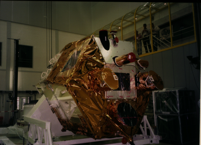 Bepposax in the clean room (top view).