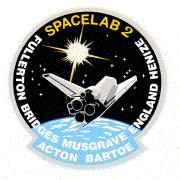 NASA mission patch for STS51f - Spacelab 2