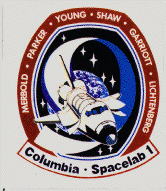 NASA mission patch for STS9 - Spacelab 1