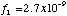 f1=2.7x10^-9