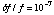 df/f=10^-7