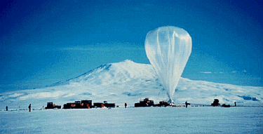 Launch of the UC Berkeley Ge spectrometer array
in Antarctica