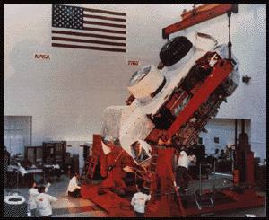 The final assembly of the Compton Observatory at the TRW facility