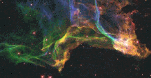 HST Image of Part of Cygnus Loop