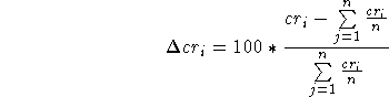 delta count rate equation