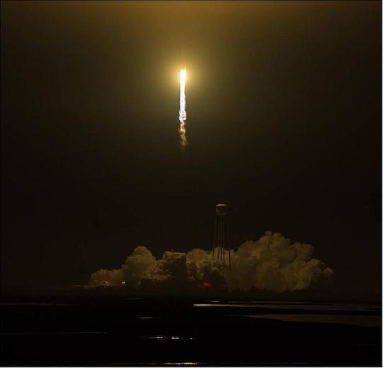Cygnus OA-9 launch from Wallops