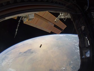 HaloSat deployment from ISS