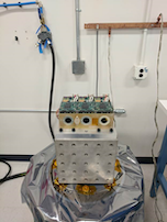 HaloSat in vibration testing