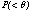 P(<theta)