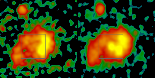 Two X-ray images of Eta Carina