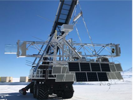 XL-Calibur on launcher at McMurdo Station, Dec 2018