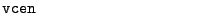 $\textstyle \parbox{.30\textwidth}{{\tt vcen}}$