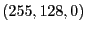 $(255,128,0)$