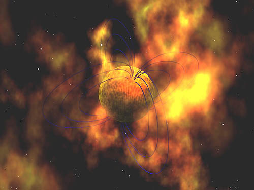 image of a magnetar