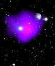 ROSAT and HST image of cluster of galaxies