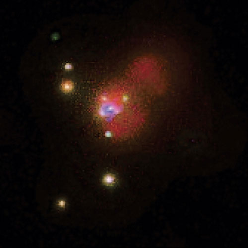 X-ray image of Circinus galaxy central region